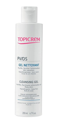 Топикрем PV DS Очищающий гель Topicrem Gel Nettoyant Douceur Gentle Cleansing