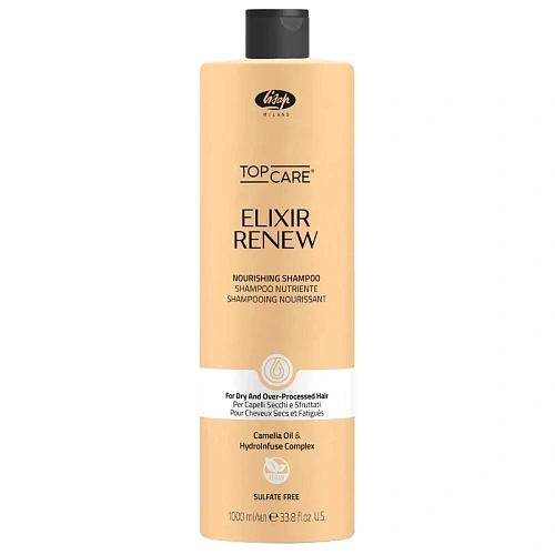 Lisap Hydra Care Питательный шампунь для сухих и ослабленных волос Top Care Repair Lisap Hydra Care Питательный шампунь для сухих и ослабленных волос Top Care Repair