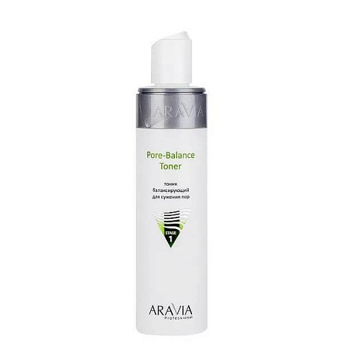 Товар ARAVIA Professional Тоник балансирующий для сужения пор для жирной и проблемной кожи Pore-Balance Toner Тоники, Лосьоны, Термальная вода Товар ARAVIA Professional Тоник балансирующий для сужения пор для жирной и проблемной кожи Pore-Balance Toner Тоники, Лосьоны, Термальная вода