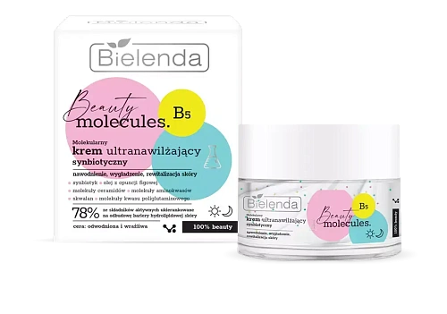 Товар Молекулярный ультраувлажняющий крем с синбиотиками Bielenda BEAUTY MOLECULES Кремы Товар Молекулярный ультраувлажняющий крем с синбиотиками Bielenda BEAUTY MOLECULES Кремы