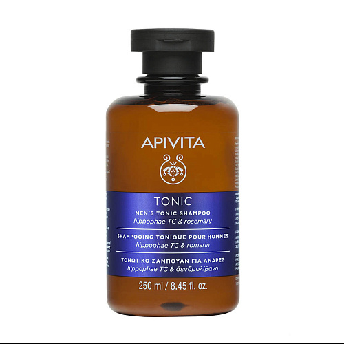 Товар Апивита Шампунь тонизирующий мужской от выпадения волос с облепихой и розмарином APIVITA Men's tonic shampoo hippophae and rosemary Товар Апивита Шампунь тонизирующий мужской от выпадения волос с облепихой и розмарином APIVITA Men's tonic shampoo hippophae and rosemary