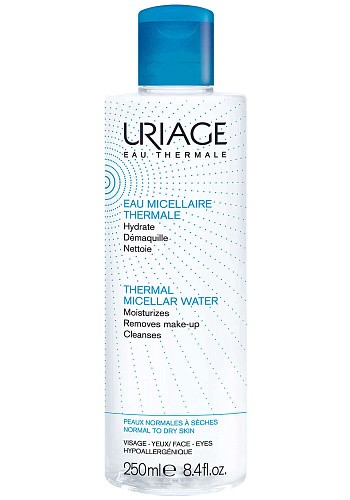 EAU Thermale Uriage Вода мицеллярная Урьяж очищающая на основе термальной воды для нормальной сухой кожи и контура глаз