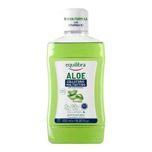 Товар Ополаскиватель для полости рта мультиактивный Aloe EQUILIBRA Товар Ополаскиватель для полости рта мультиактивный Aloe EQUILIBRA