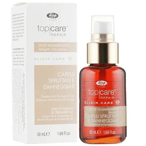ELIXIR Oil Lisap Увлажняющее масло эликсир для блеска волос Top Care Repair ELIXIR Oil Lisap Увлажняющее масло эликсир для блеска волос Top Care Repair
