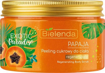 Сахарный скраб для тела восстанавливающий Папайя Bielenda Exotic Paradise Сахарный скраб для тела восстанавливающий Папайя Bielenda Exotic Paradise