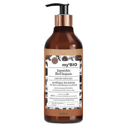 Товар Бальзам для тела Увлажняющий для обезвоженной и чувствительной кожи Грибы шиитаке Farmona My’Bio Moisturizing Bio-Balm Товар Бальзам для тела Увлажняющий для обезвоженной и чувствительной кожи Грибы шиитаке Farmona My’Bio Moisturizing Bio-Balm