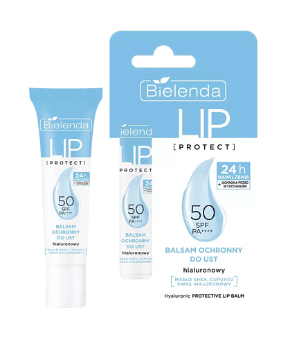 Товар Bielenda LIP PROTECT SPF 50 Защитный бальзам для губ с гиалуроновой кислотой Для губ Товар Bielenda LIP PROTECT SPF 50 Защитный бальзам для губ с гиалуроновой кислотой Для губ