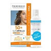 Набор Солнцезащитный крем SPF50 для сухой и нормальной кожи + подарок HYDRAIN3 мицеллярная вода 100мл Dermedic SUNBRELLA
