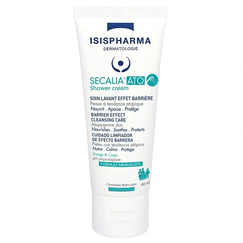 Isispharma Secalia ato Shower Cream. Очищающий крем-гель для душа для сухой атопической кожи Isispharma Secalia ato Shower Cream. Очищающий крем-гель для душа для сухой атопической кожи