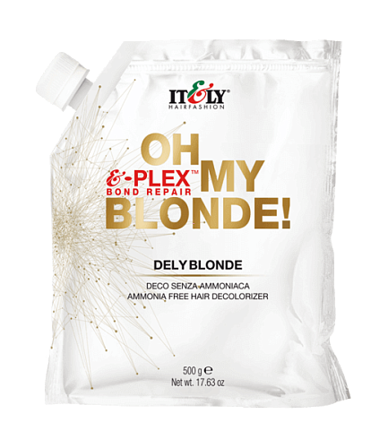 Товар Осветляющая пудра для волос Блондоран без аммиака Itely Oh My Blonde Dely Товар Осветляющая пудра для волос Блондоран без аммиака Itely Oh My Blonde Dely