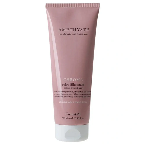 Маска для защиты цвета окрашенных волос Amethyste color Chroma filler mask FarmaVita Маска для защиты цвета окрашенных волос Amethyste color Chroma filler mask FarmaVita