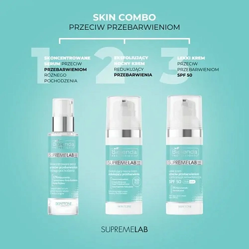 Товар SUPREMELAB Ночной отшелушивающий крем от пигментации с кислотами 10 % Bielenda Professional SKIN TONE Кремы Товар SUPREMELAB Ночной отшелушивающий крем от пигментации с кислотами 10 % Bielenda Professional SKIN TONE Кремы