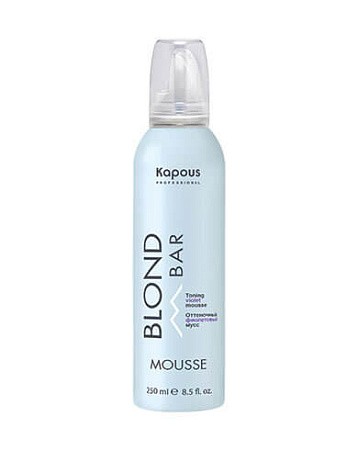 Капус Блонд Бар Оттеночный мусс фиолетовый Blond Bar Kapous Professional Капус Блонд Бар Оттеночный мусс фиолетовый Blond Bar Kapous Professional