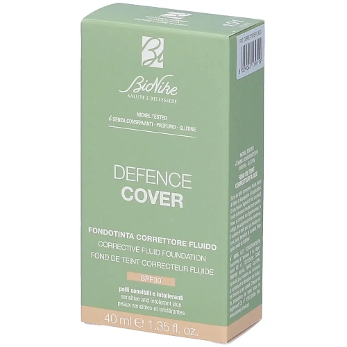 Товар BioNike Корректирующая тональная основа SPF 30 DEFENCE COVER fluidrj Тональные Товар BioNike Корректирующая тональная основа SPF 30 DEFENCE COVER fluidrj Тональные