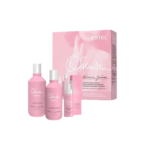 Товар Набор для волос молочные протеины. (шампунь,бальзам, сыворотка). ESTEL ОБНИМИ Объятия заботы Для женщин Товар Набор для волос молочные протеины. (шампунь,бальзам, сыворотка). ESTEL ОБНИМИ Объятия заботы Для женщин