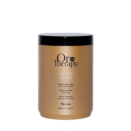 Fanola Oro Therapy 24k Gold Маска с золотом для блеска волос от пушистости Fanola Oro Therapy 24k Gold Маска с золотом для блеска волос от пушистости