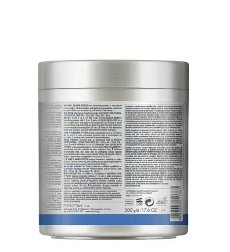 Товар Осветляющая пудра Seri BLONDE EFFECTS Farcom Professionel, до 8 уровней Товар Осветляющая пудра Seri BLONDE EFFECTS Farcom Professionel, до 8 уровней