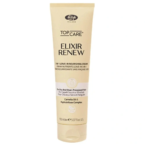 Товар Top Care ELIXIR RENEW NOURISHING Lisap Питательный крем 3 в 1 для сухих и поврежденных волос. Несмываемый увлажняющий и восстанавливающий Крем для волос Товар Top Care ELIXIR RENEW NOURISHING Lisap Питательный крем 3 в 1 для сухих и поврежденных волос. Несмываемый увлажняющий и восстанавливающий Крем для волос