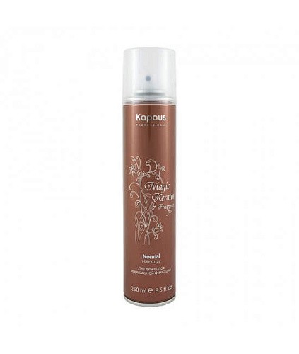 Товар Лак аэрозольный сильной фиксации с кератином Magic Keratin Kapous Кератин Товар Лак аэрозольный сильной фиксации с кератином Magic Keratin Kapous Кератин