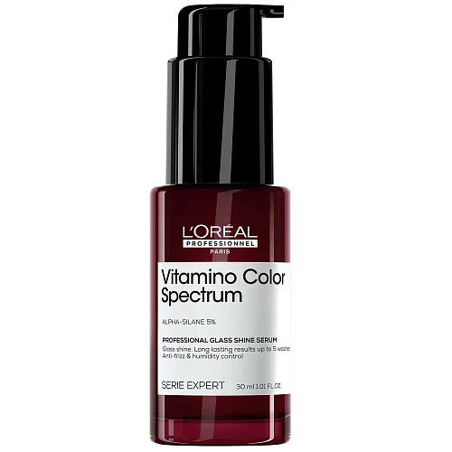 L`Oreal Professionnel Serie Expert Vitamino Color Spectrum. Лореаль Профессионель Несмываемая Сыворотка Сияние для зеркального блеска волос. Glass Shine L`Oreal Professionnel Serie Expert Vitamino Color Spectrum. Лореаль Профессионель Несмываемая Сыворотка Сияние для зеркального блеска волос. Glass Shine