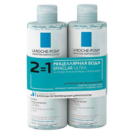 La Roche-Posay Effaclar Набор из 2 Мицеллярных вод (1+1) La Roche-Posay Effaclar Набор из 2 Мицеллярных вод (1+1)