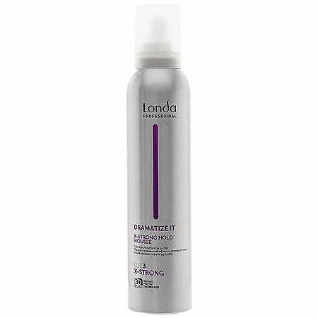 Товар Пена для укладки волос экстрасильной фиксации Londa Dramatize It X-Strong Hold Volume Mousse Товар Пена для укладки волос экстрасильной фиксации Londa Dramatize It X-Strong Hold Volume Mousse
