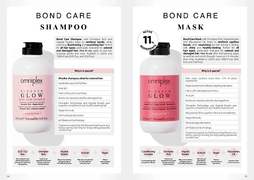 Товар FarmaVita BOND CARE Востанавливающая маска с растительным кератином и маслом макадами Omniplex Blossom Glow Mask Маски Товар FarmaVita BOND CARE Востанавливающая маска с растительным кератином и маслом макадами Omniplex Blossom Glow Mask Маски