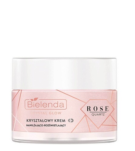 Товар Bielenda Увлажняющий и выравнивающий тон крем для лица Crystal Glow Rose Quartz Кремы Товар Bielenda Увлажняющий и выравнивающий тон крем для лица Crystal Glow Rose Quartz Кремы