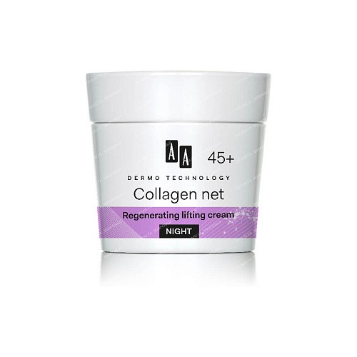 Товар Ночной восстанавливающий крем для кожи лица 45+ Чистый коллаген AA Dermo Technology Кремы Товар Ночной восстанавливающий крем для кожи лица 45+ Чистый коллаген AA Dermo Technology Кремы