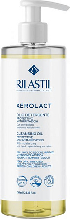 Rilastil Xerolact Масло очищающее Риластил Ксеролакт для сухой, раздраженной, атопичной кожи для лица и тела Rilastil Xerolact Масло очищающее Риластил Ксеролакт для сухой, раздраженной, атопичной кожи для лица и тела