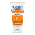Крем для защиты от солнца SPF 50+ для лица широкого спектра действия для взрослых и детей Pharmaceris S 