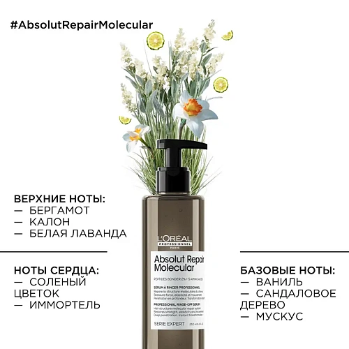 Товар L'Oreal Professionnel Absolut Repair Molecular Serie Expert Сыворотка с протеином восстанавливающая Товар L'Oreal Professionnel Absolut Repair Molecular Serie Expert Сыворотка с протеином восстанавливающая