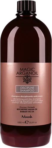 Товар Nook MAGIC ARGANOIL, Шампунь Anti-Frizz для гладкости волос, Магия Арганы, DISCIPLINЕ SHAMPOO Шампунь Товар Nook MAGIC ARGANOIL, Шампунь Anti-Frizz для гладкости волос, Магия Арганы, DISCIPLINЕ SHAMPOO Шампунь