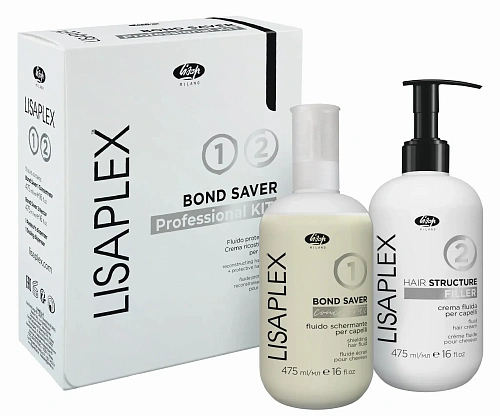 Товар Lisap Набор LISAPLEX Bond Saver система реконструкции и восстановления волос. Экранирующий флюид для защиты структуры волос, Восстанавливающий крем Для женщин Товар Lisap Набор LISAPLEX Bond Saver система реконструкции и восстановления волос. Экранирующий флюид для защиты структуры волос, Восстанавливающий крем Для женщин