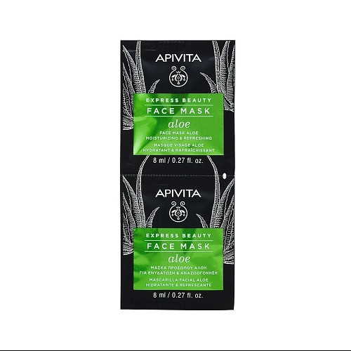 Товар Маска для лица увлажняющая и освежающая с алоэ APIVITA Express beauty aloe Маски Товар Маска для лица увлажняющая и освежающая с алоэ APIVITA Express beauty aloe Маски