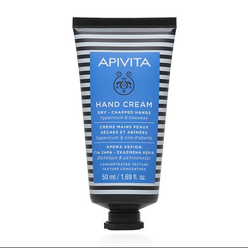 Апивита Крем для рук для сухой и очень сухой потрескавшейся кожи со зверобой и пчелиным воском APIVITA Hand cream dry-chapped Апивита Крем для рук для сухой и очень сухой потрескавшейся кожи со зверобой и пчелиным воском APIVITA Hand cream dry-chapped