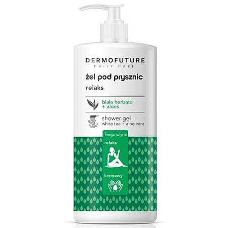 DermoFuture Гель для душа РЕЛАКС с белым чаем и алоэ вера Daily Care DermoFuture Гель для душа РЕЛАКС с белым чаем и алоэ вера Daily Care
