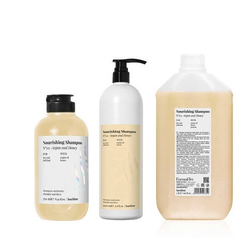 Товар Шампунь Back Bar питательный для сухих волос с аргановым маслом и медом FarmaVita Nourishing Shampoo № 02 Шампунь Товар Шампунь Back Bar питательный для сухих волос с аргановым маслом и медом FarmaVita Nourishing Shampoo № 02 Шампунь