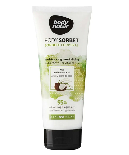Товар Body Natur Крем-сорбет для тела Рис и Кокосовое масло BODY SORBET Rice and coconut oil, Товар Body Natur Крем-сорбет для тела Рис и Кокосовое масло BODY SORBET Rice and coconut oil,