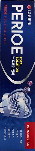 Товар PERIOE Зубная паста FRESH ALPHA TOTAL SOLUTION для комплексного ухода Товар PERIOE Зубная паста FRESH ALPHA TOTAL SOLUTION для комплексного ухода