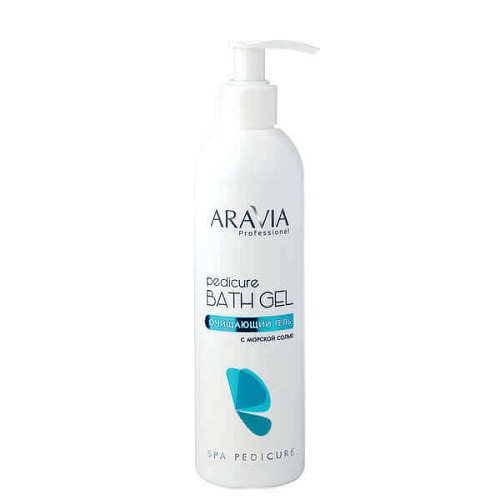 Товар Очищающий гель с морской солью Pedicure Bath Gel ARAVIA Professional Товар Очищающий гель с морской солью Pedicure Bath Gel ARAVIA Professional