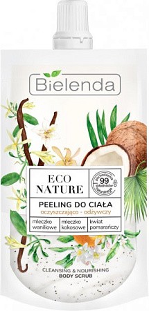 Скраб пилинг для тела Питательный Увлажняющий Bielenda Eco Nature Скраб пилинг для тела Питательный Увлажняющий Bielenda Eco Nature