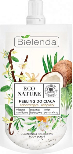 Скраб пилинг для тела Питательный Увлажняющий Bielenda Eco Nature Скраб пилинг для тела Питательный Увлажняющий Bielenda Eco Nature
