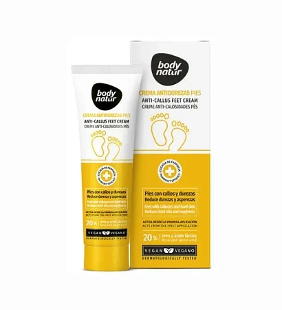 Крем для ног с мочевиной 20 % смягчающий Body Natur ANTI-CALLUS FEET CREAM Крем для ног с мочевиной 20 % смягчающий Body Natur ANTI-CALLUS FEET CREAM