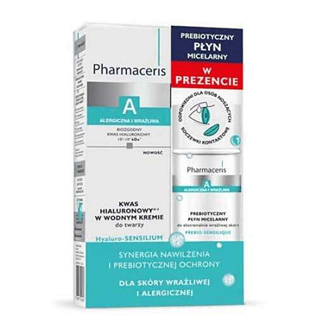 Pharmaceris A Набор Крем на водной основе с гиалуроновой кислотой Hyaluro-Sensilium + Мицеллярная вода с пребиотиком Prebio-Sensilique Pharmaceris A Набор Крем на водной основе с гиалуроновой кислотой Hyaluro-Sensilium + Мицеллярная вода с пребиотиком Prebio-Sensilique