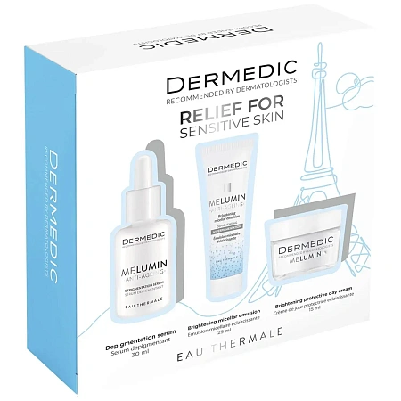Dermedic MELUMIN. Набор от обесцвечивания кожи и пигментации Дермедик Dermedic MELUMIN. Набор от обесцвечивания кожи и пигментации Дермедик