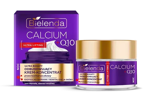 Товар Bielenda CALCIUM + Q10 Ультрабогатый восстанавливающий ночной крем - концентрат от морщин Кремы Товар Bielenda CALCIUM + Q10 Ультрабогатый восстанавливающий ночной крем - концентрат от морщин Кремы