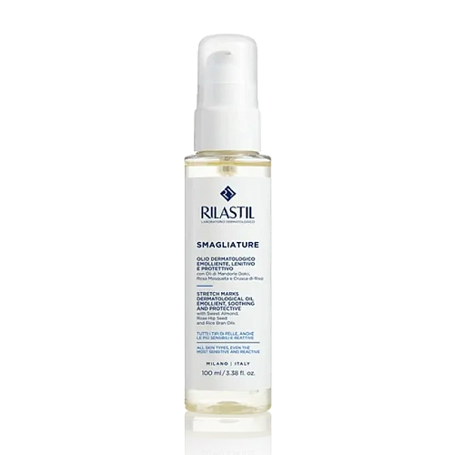 Rilastil Olio Smagliature, Масло от растяжек Миндаль, шиповник и рисовые отруби Rilastil Olio Smagliature, Масло от растяжек Миндаль, шиповник и рисовые отруби