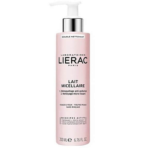 Товар Лиерак Молочко мицеллярное LIERAC DOUBLE NETTOYANT LAIT MICELLAIRE Для умывания и снятия макияжа Товар Лиерак Молочко мицеллярное LIERAC DOUBLE NETTOYANT LAIT MICELLAIRE Для умывания и снятия макияжа