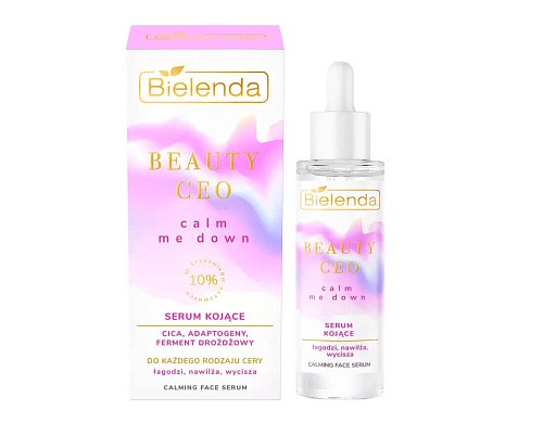Товар Успокаивающая сыворотка для чувствительной раздраженной кожи BIELENDA BEAUTY CEO CALM ME Down Сыворотки Товар Успокаивающая сыворотка для чувствительной раздраженной кожи BIELENDA BEAUTY CEO CALM ME Down Сыворотки